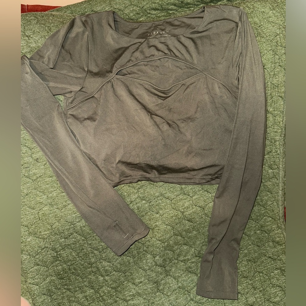 PARAGON Olive Green Long Sleeve Shirt